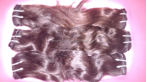 100% sin procesar virgen indio Raw natural tejido de cabello ondulado profundo. Tejido de cabello virgen indio. Cabello humano remy de calidad - Product Image 2