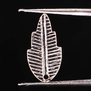 High Quality Solid 925 Sterling Silver Material Leaf Design <b>Beads</b> For Jewelry Making Loose <b>Beads</b> Leaf Design Jewelry Accessories - Product Image 2