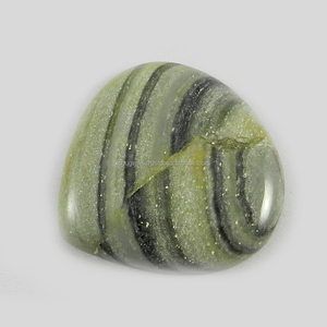 Jaspe de onda Natural, 26x26mm, cabujón de corazón, gms, Gema suelta, 5,09 - Product Image 3
