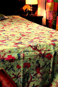 ผ้าคลุมเตียงลายนกอินเดีย - Product Image 2