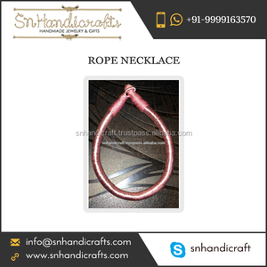 Trendy Best Quality Ethnic <b>rope</b> Necklace Direct from Factory - Product Image 1