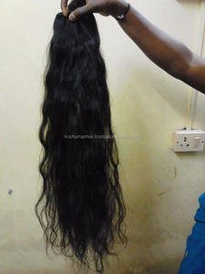 Wavy Hair Packs Wholesale Price 100% Unprocessed Raw Indian Hair Natural Wavy Hair Bundles Single Donor Cuticle Alignedhair - Product Image 2