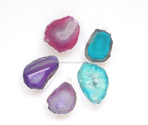 ขั้วต่อ Boho แบบวินเทจทำด้วยมือพลอยหลายชิ้นขอบควอตซ์แสงอาทิตย์ชุบทองสไตล์คลาสสิกสำหรับของขวัญปาร์ตี้ - Product Image 1