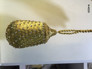 H4205 Ladies Stylish <b>Gold</b> Silver Beaded Evening Clutch Tote Bag with Chain Strap and Flap Closure <b>for</b> <b>Wedding</b> Bridal Parties - Product Image 6