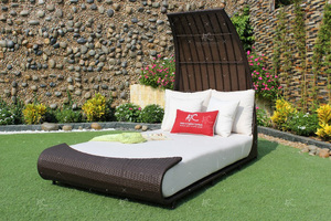 Le Plus Récent Grand Double Soleil Lit Mobilier D'extérieur - Product Image 3