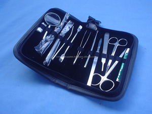 Kit de disección Juego de disección de acero inoxidable de 10 piezas Instrumentos quirúrgicos manuales en una bolsa - Product Image 2