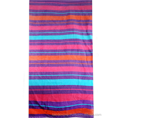 Good Quality Multicolor Yarn Dyed Striped Design <b>Beach</b> <b>Towel</b> 100% Egyptian Cotton <b>Beach</b> <b>Towel</b> With Custom Logo - Product Image 1