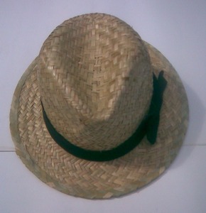 Vietnamese Seagrass Panama <b>Floppy</b> Straw <b>Hat</b> Striped Outdoor Casual - Product Image 1