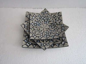 Mother of Pearl Inlaid dinner plate for restaurant/hotel - Product Image 4