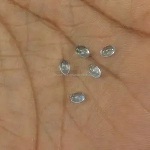 5 Chiếc Baby Blue Topaz 3X5Mm Marquise Cabochon 1.2 Cts