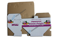 Boîte en carton Emballage en carton ondulé pour l'exportation de patates douces Boîtes en carton pour légumes Emballage alimentaire BOX-BMP Accepter le logo du client