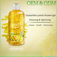 New OEM Brand Wholesale Crystal White Skin Moisturizing Osmanthus Petal Liquid <b>Soap</b> Skin Whitening Shower Gel - Product Image 2