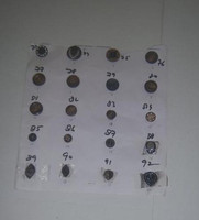 Boutons de chemise en nacre blanche naturelle, en perles, tailles assorties pour les fabricants de vêtements et de bijoux