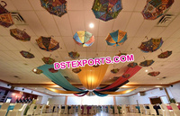 Petit parapluie de mariage brodé Beaux parapluies de conception différente de mariage, parapluies décorés de mariage indien