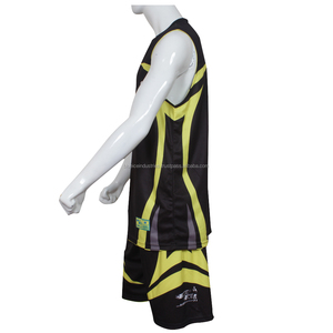 Uniforme de baloncesto sin mangas personalizado 100% poliéster con nombre personalizado | |   Corte Automatizado de Números y Diseños - Product Image 2
