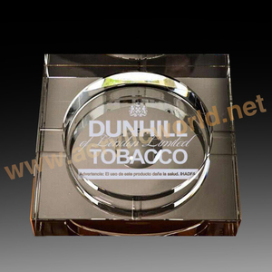 Cenicero de cristal personalizado dibujo a mano profesional - Product Image 4