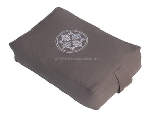 Indian Manufacturer's Fashionable Cotton Canvas/Twill <b>Rectangular</b> Meditation <b>Cushion</b> Custom Color Logo OEM Healthcare Supply - Product Image 3
