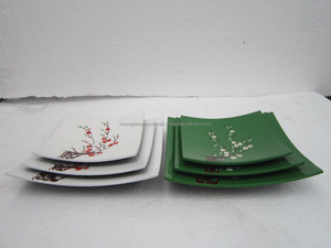 Set of three Flower Hand Painting Lacquer Trays Vietnam - Product Image 2