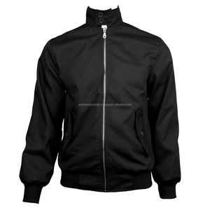 <strong>Classic</strong> Harrington Mod Coat Indie Vintage Scooter Jacket <strong>Union</strong> <strong>Jack</strong> Lining Harrington Stylish High Neck Collar Jacket - Product Image 2