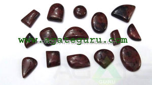 Cabujón de ágata marrón oscuro Mezcla de forma y tamaño Cristal de piedras preciosas naturales - Product Image 1