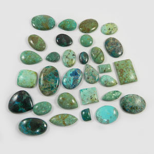 30 pcs Coffret cadeau Shattuckite 100 gms Cabochon de forme libre, pierre précieuse IG0572 - Product Image 1