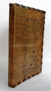 Cuaderno impreso de tapa dura con material de cubierta de papel hecho a mano, tamaño B5, vintage, cuero tostado, diseño único - Product Image 4