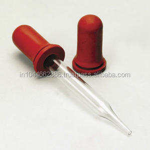 Les tétines en caoutchouc sont utilisées en laboratoire avec des compte-gouttes pour distribuer des gouttes ou des quantités précises de liquides ou de produits chimiques. - Product Image 4