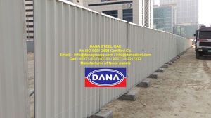 الجدار الحدودي سياج اكتناز لوحات لموقع البناء المؤقت _ دانا STEEL_<span class=keywords><strong>UAE</strong></span>