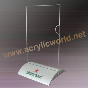 En plastique menu titulaire/signe stand menu signe rack - Product Image 2