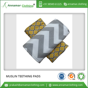 Almohadillas de dentición de algodón orgánico, 100%, India - Product Image 2