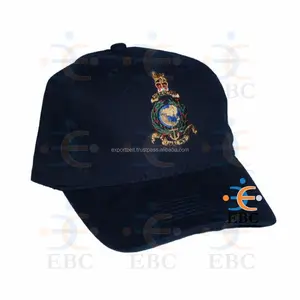 OEM Security Uniforms Caps High Quality 6 Panel Baseball Security Hat Customized Cap Visor Security Officer