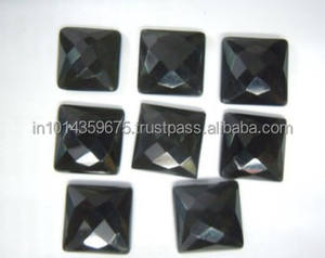 พลอยแบล็คออนิกซ์ทรงรี ประดับด้วยเพชร CZ สีดำ - Product Image 4