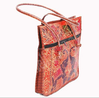 Sac à bandoulière en cuir moyen éléphant Design étui spécial