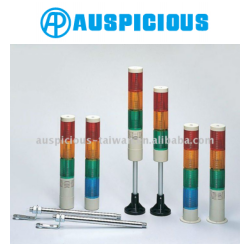 Lumière de tour empilable industrielle LED de 50 mm avec buzzer d'avertissement et plaque de fixation ronde (modèles ARP/APW/ATL) - Product Image 4