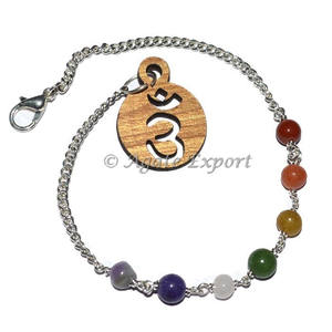 Cadena de péndulo con símbolo de 7 Chakras, tercer ojo, Chakra - Product Image 1