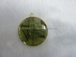 Connecteurs en argent Prehnite 15-35 MM Pendentifs et breloques de bijoux fins Occasion de fête appropriée - Product Image 3