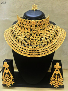 1 gramme plaqué or ensemble de bijoux - Product Image 1