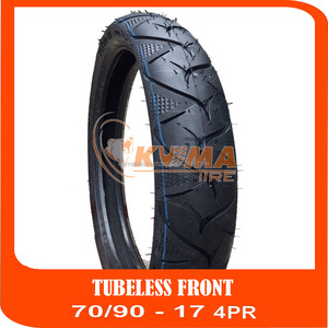Neumático sin cámara para motocicleta, 70/90 -17 pulgadas - Product Image 1