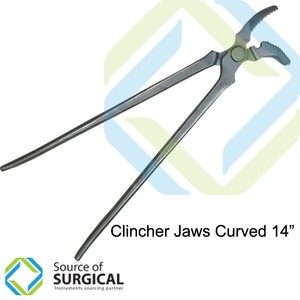 เครื่องมือตัดแต่งเล็บม้าแบบมือถือสำหรับงานผ่าตัด รุ่น V-CJ-1401  แบบมืออาชีพ ใช้ซ้ำได้ พร้อมหัวโค้ง - Product Image 2