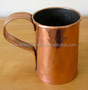 Handmade Pure Copper Moscow Mule <b>Mug</b> <b>Ceramic</b> Cups for Parties - Product Image 1
