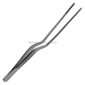 Pinzas de chef profesionales, herramientas de cocina con mango dorado de acero inoxidable, diseño Industrial, mejora tu cocina - Product Image 2