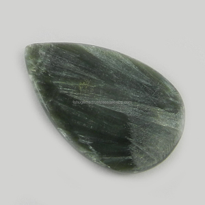 5.33กรัมธรรมชาติ Seraphinite Jasper 20X31มม.Cabochon อัญมณีสำหรับเครื่องประดับ IG0157 - Product Image 3