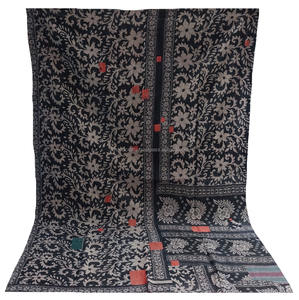 Authentic Vintage Wholesale Sari <b>Kantha</b> Throw Handmade Printed <b>Kantha</b> <b>Quilt</b> - Product Image 3