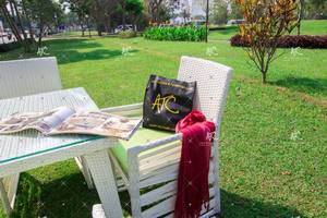 2018 diseño encantador Patio jardín 6 asientos de comedor de mimbre de ratán de muebles - Product Image 4