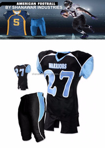 Uniforme de football américain personnalisé en gros pour adultes, uniforme d'équipe personnalisé, manches courtes, unisexe, taille plus, toutes saisons, 100% polyester, broderie - Product Image 5