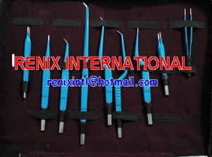 Fórceps bipolares reutilizables de estilo europeo Adson, fuente de alimentación manual, base de instrumentos quirúrgicos hechos de acero - Product Image 2