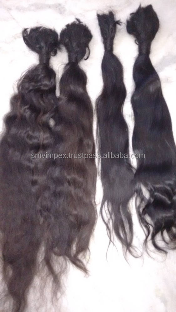 Cheveux bruts indiens à cuticule alignée. Vente en gros en usine en Inde 100% extensions de cheveux indiens vierges - Product Image 5