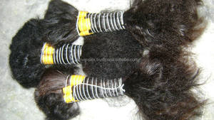 Cabello humano indio a granel para trenzado rizado, cabello humano indio sin procesar, producto en oferta - Product Image 4