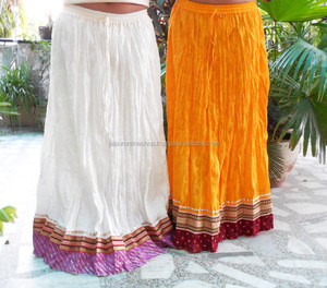 Falda de algodón para mujer, ropa de diseñador - Product Image 1