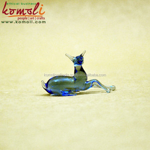 Figurines d'animaux en verre soufflé, 3d, cerf miniature, en verre personnalisé - Product Image 5